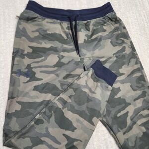 Under Armour UA Sportstyle Elite Joggers Men Large Camo Printed Tapered Train